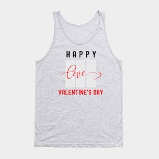 Happy Valentine's Day festive design Tank Top